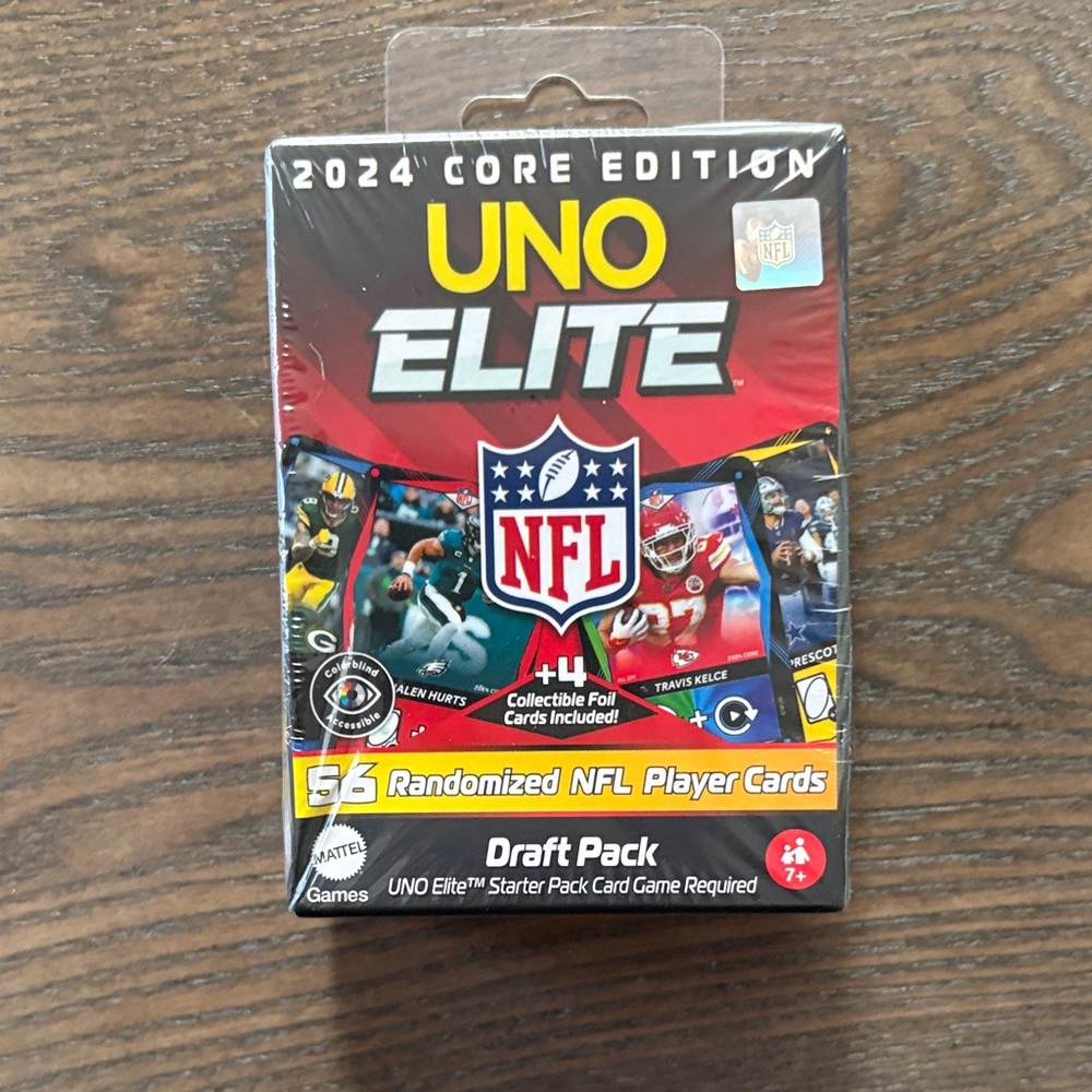 UNO Elite NFL 2024 Core Edition Draft Pack - Red/Black